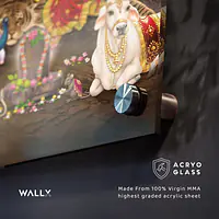 Shiv Parivar Brown Pooja Mandir Vivid Wall Art Acrylic - Master