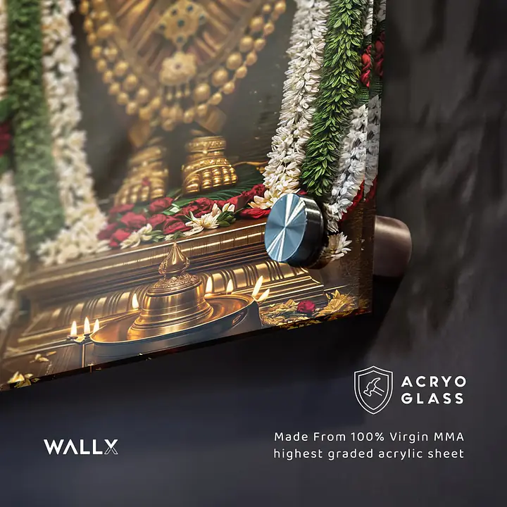 Tirupati Venkateshwara Premium Divine Wall Art Acrylic Digital Print - Master